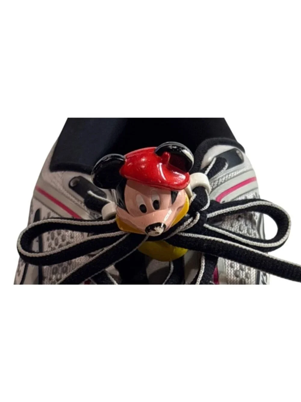Vintage Retro Core 1988 Disney Mickey Mouse Bow Biter Shoelace Clips